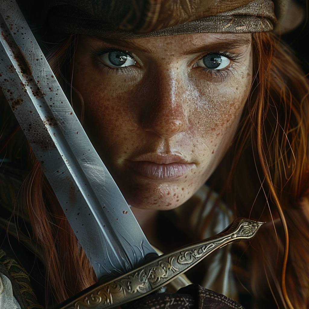 Anne Bonny with Sword