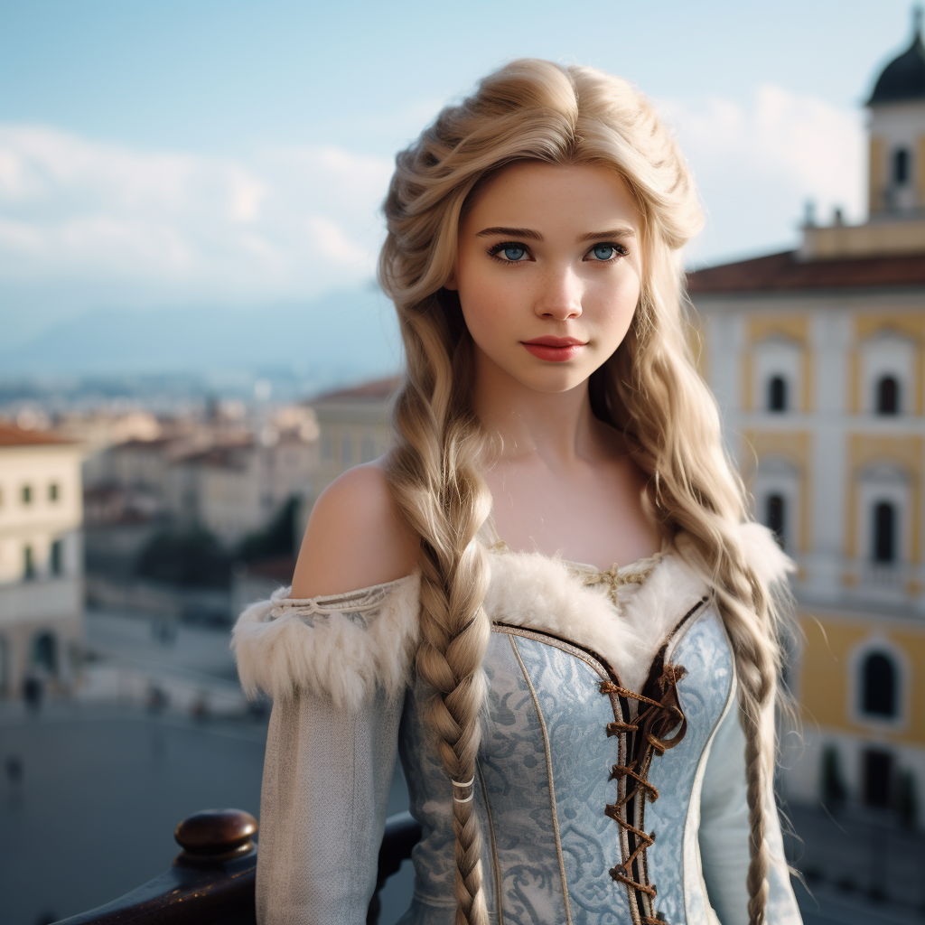 Anne, Disney Princess of Frozen in Italy