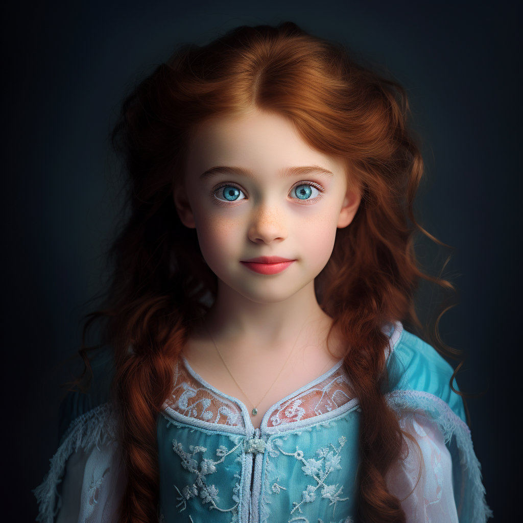 Anne, the Frozen Cartoon Princess