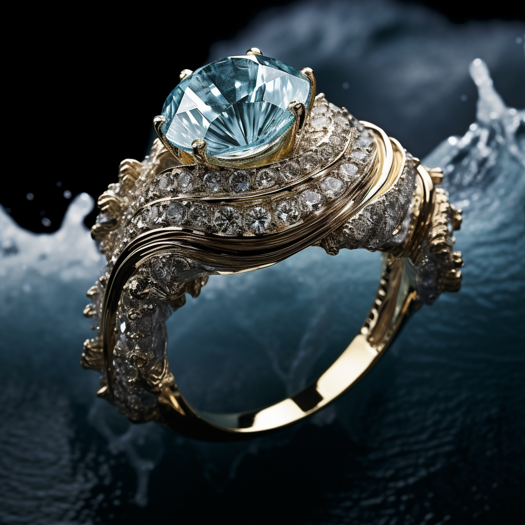 Antediluvian Diamond Rings in Incoming Tsunami