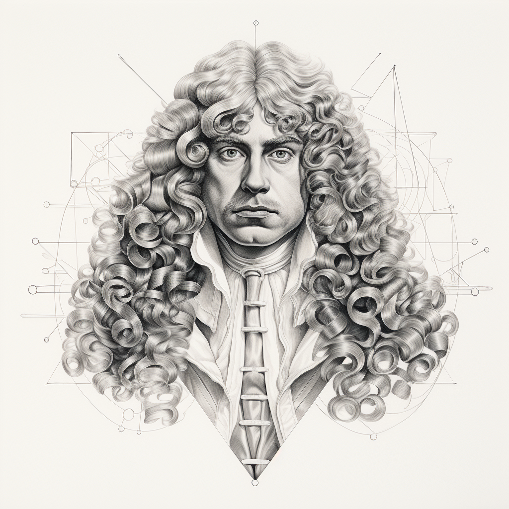 Antonie Van Leeuwenhoek Line Art