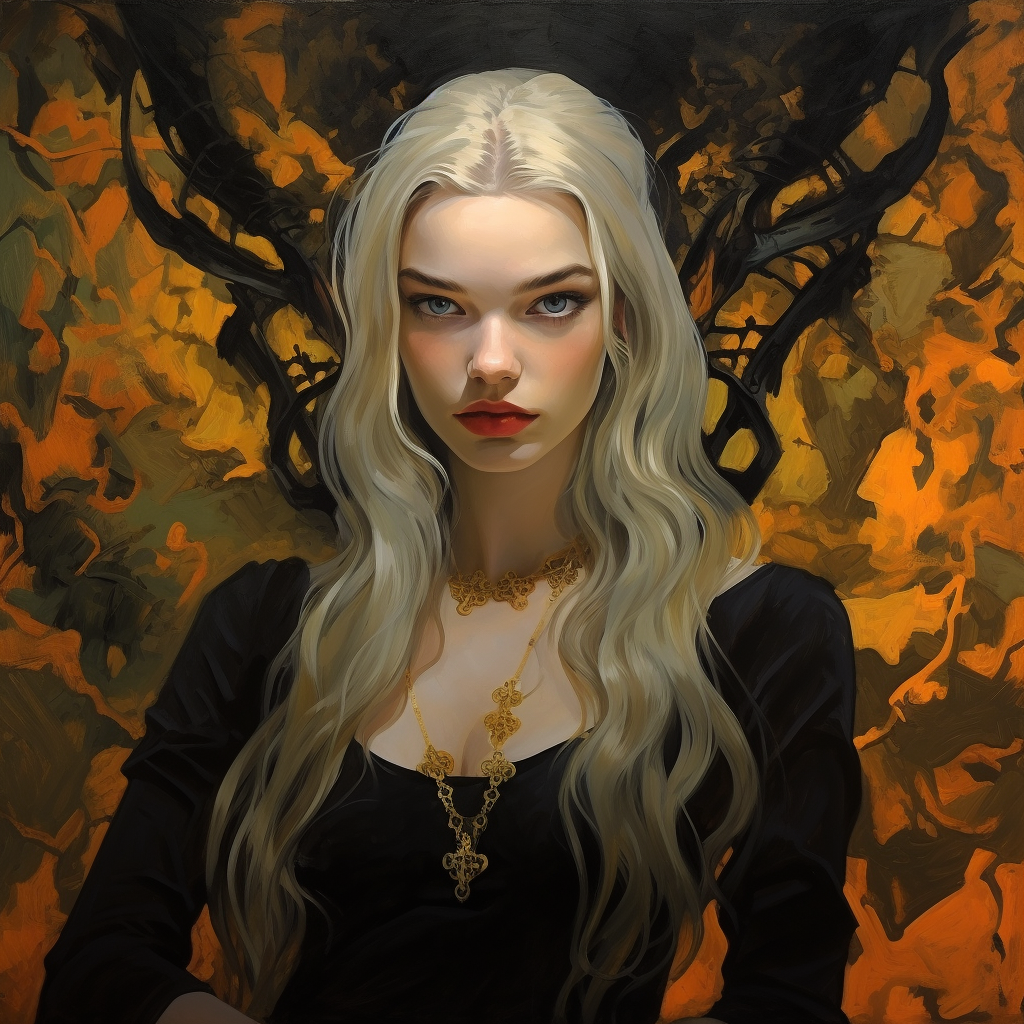 Anya Taylor Joy as a necromancer