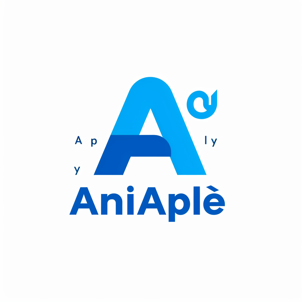 anyApply Logo in Blue Color