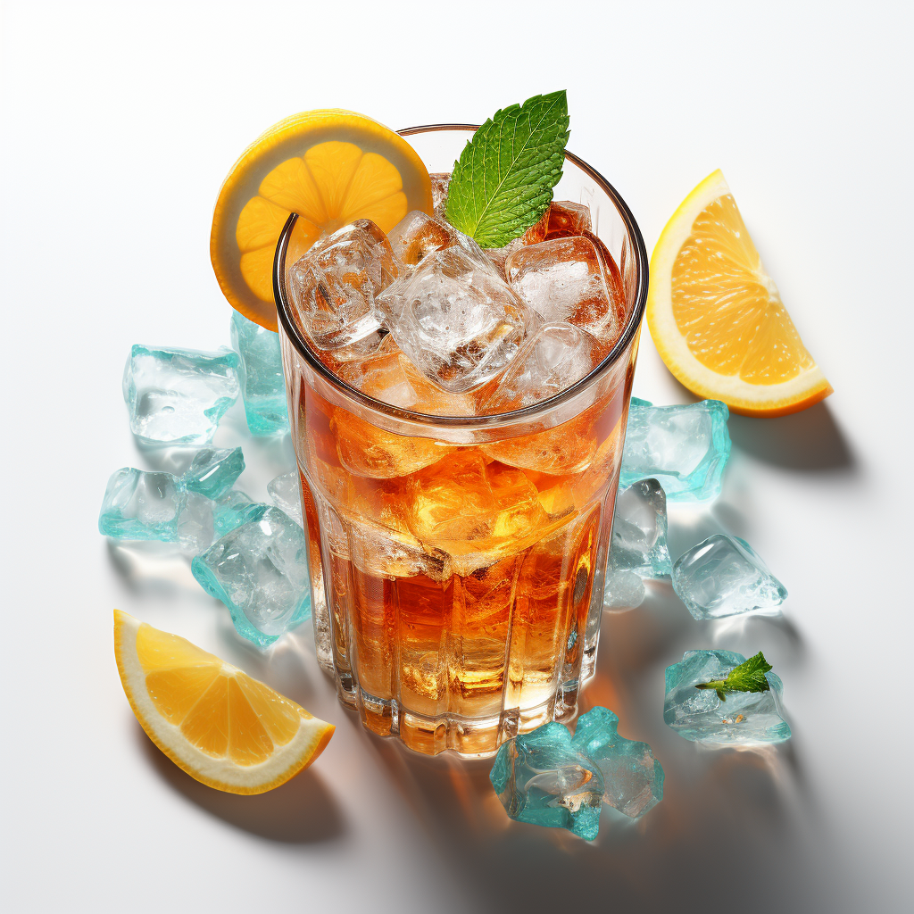 Aperol Syringe Cocktail on Ice