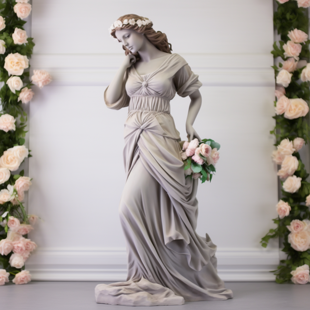 Greek statue of Aphrodite, symbolizing feminine beauty