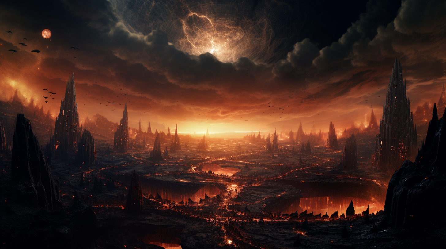 Apocalyptic universe in stunning depiction