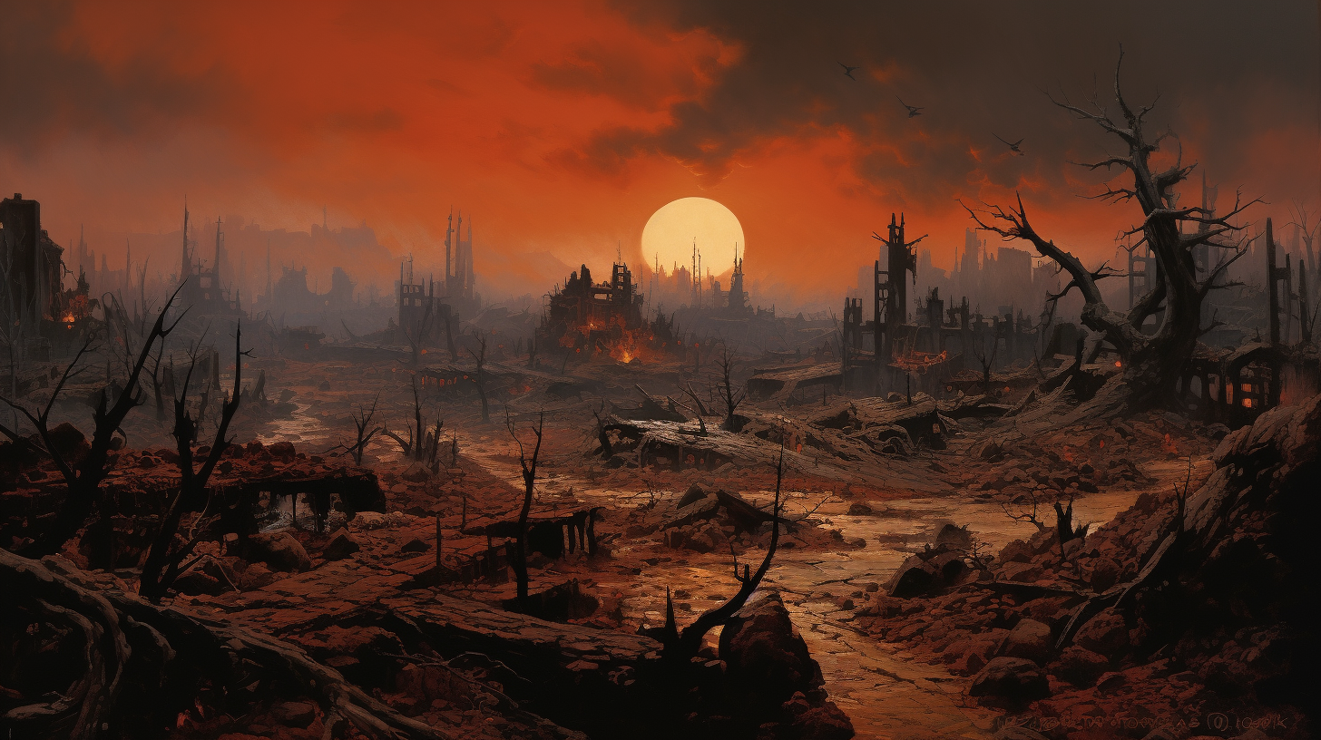 Stunning Apocalyptic Australian Landscape Artwork