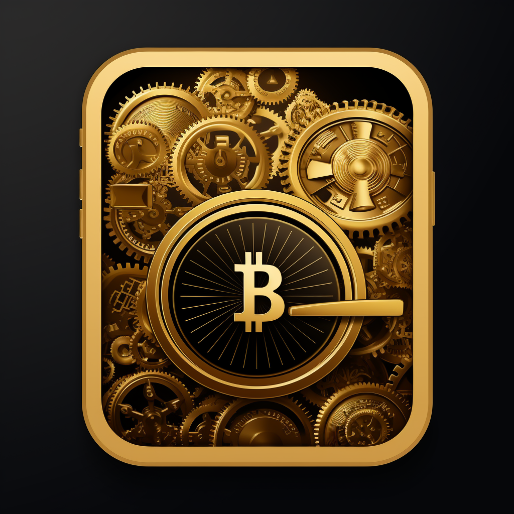 App Logo with Coin and Bicycle