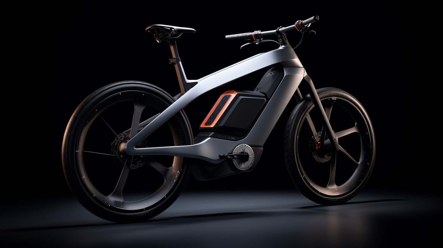 White Apple-Inspired Electric Bike Design