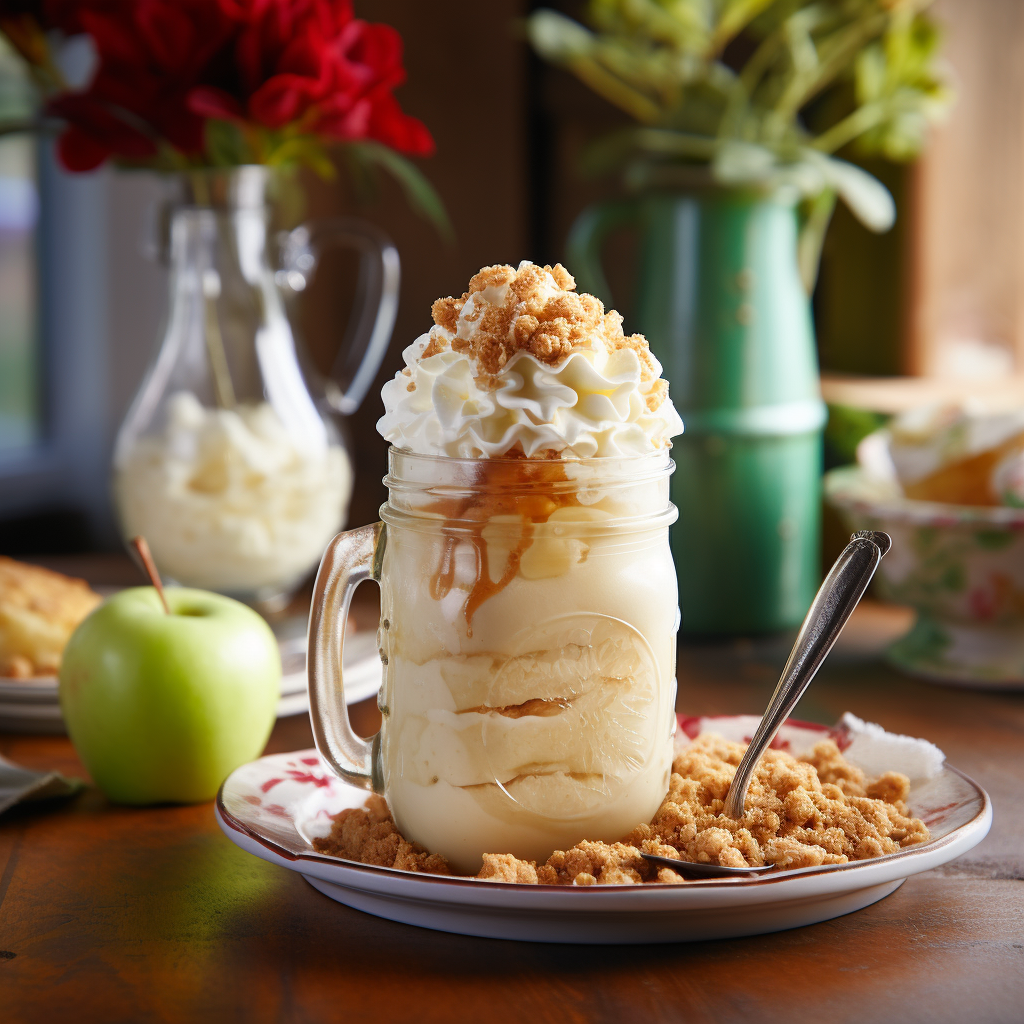 Thick and Creamy Apple Pie Shake