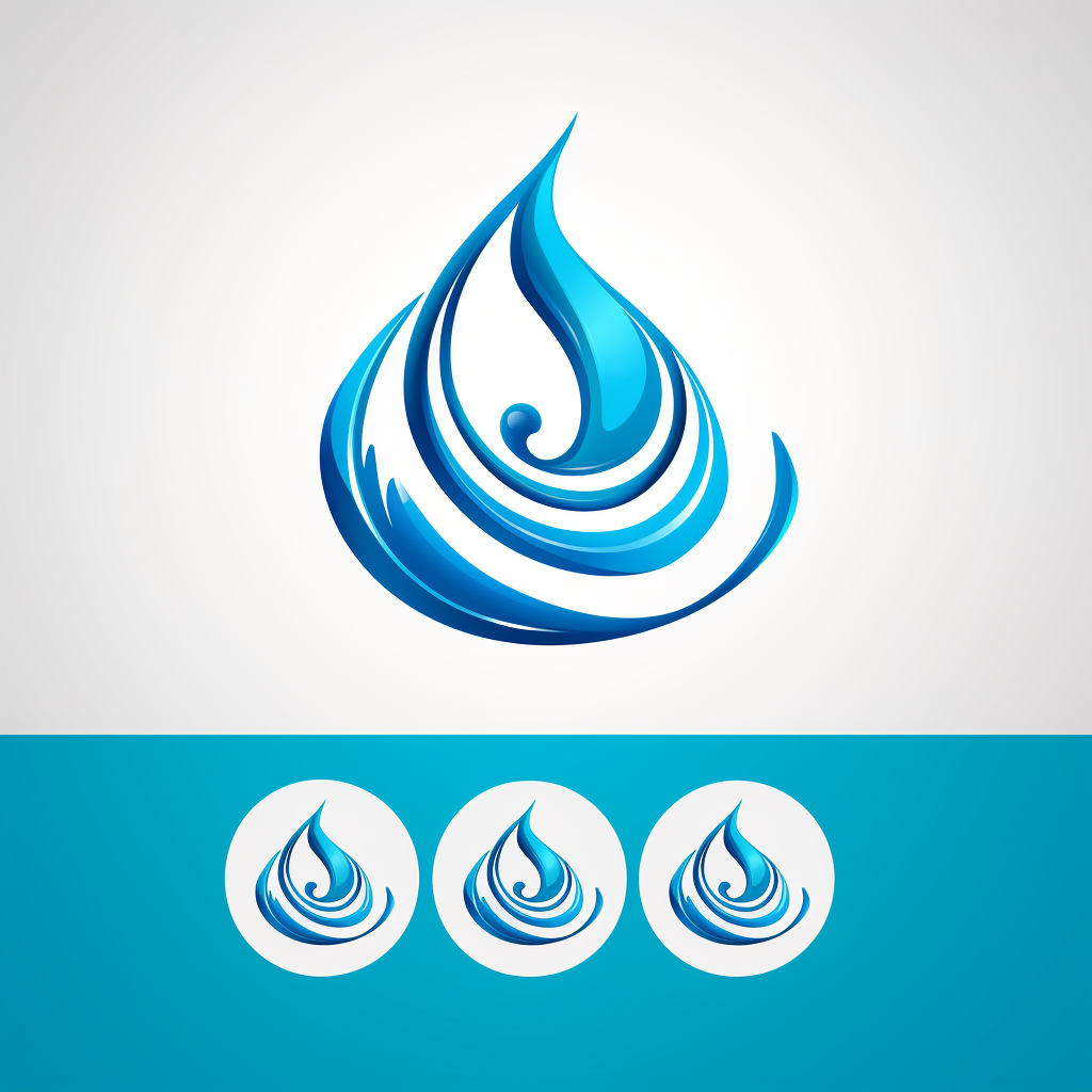 Logo design for aqua blasting vapour blasting