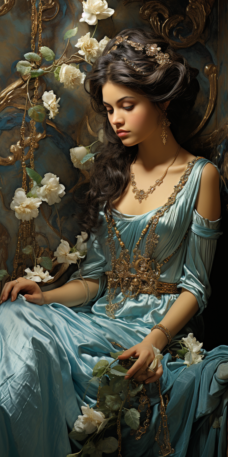 Stunning Arab Princess Illustration