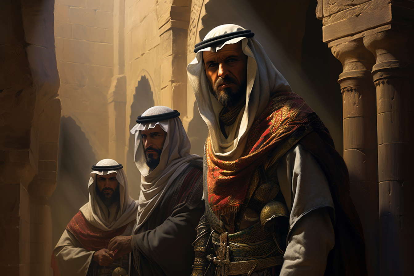 Arabian Palace Guards Stock Image