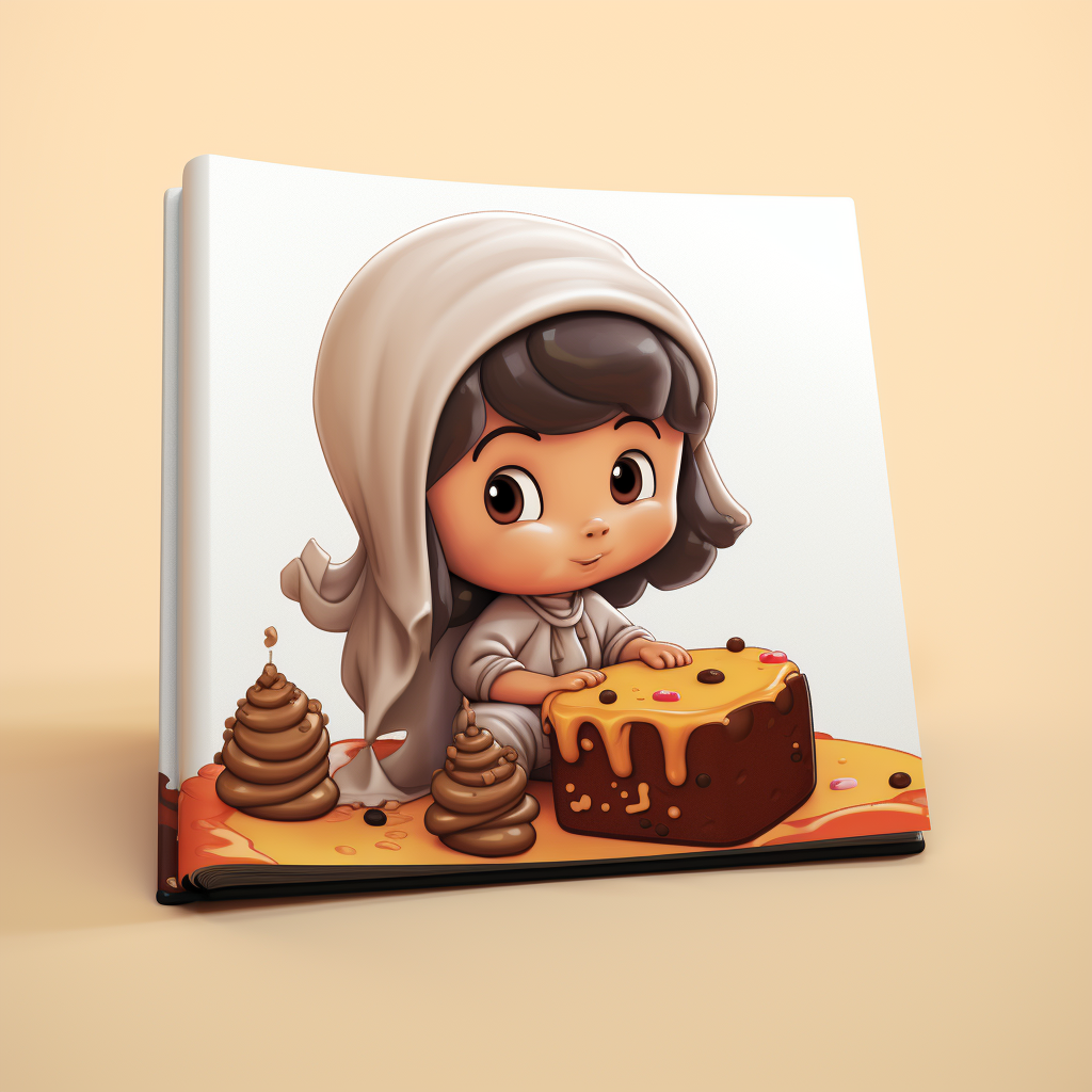 Arabic dessert prophet born Muslim cartoon style toddler book woman