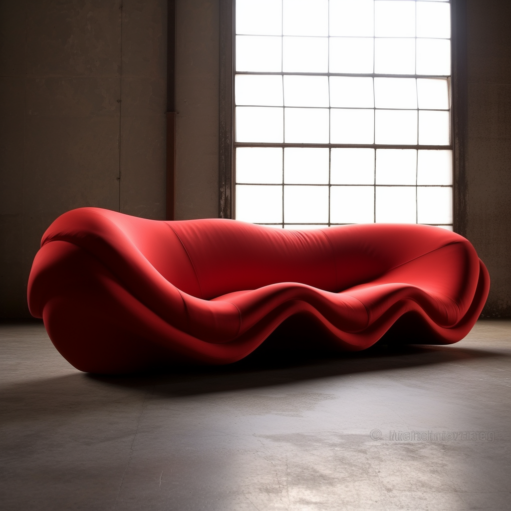 Modern fabric sofa by Arad