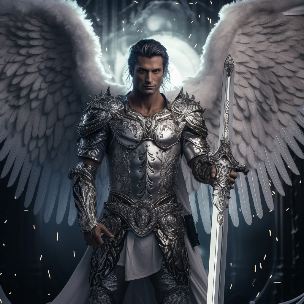 Warrior Archangel Gaberiel with sword