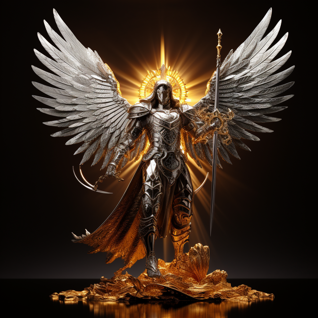 Archangel Michael in Glorious Armor