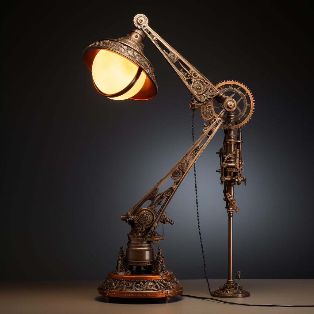 Stylish architect's lamp in Lunacy 6006