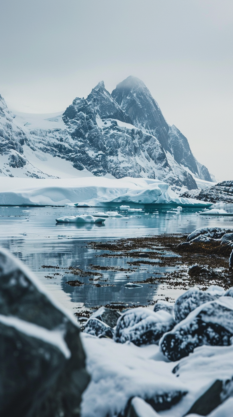 Beautiful arctic landscape during daytime