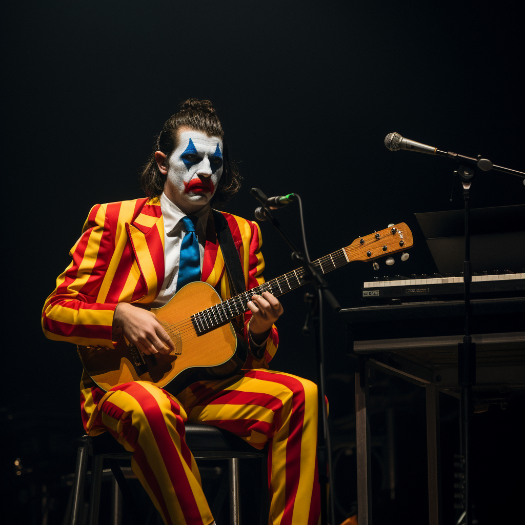 Sad clown singer from Arctic Monkeys band