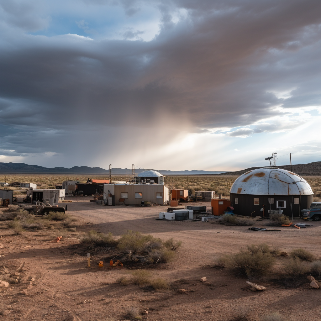 Time-lapse of Area 51 landscapes