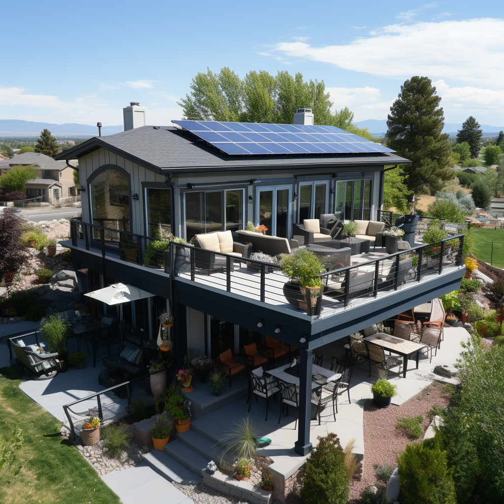 Modern Solar Gazebo at Boise Idaho Party