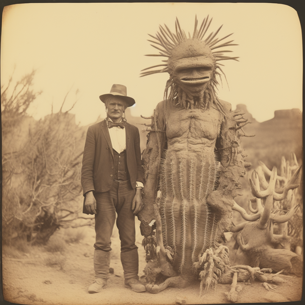 19th Century Polaroid Photo of Arizona