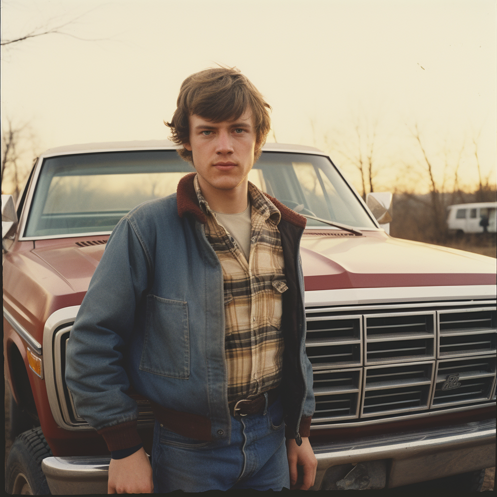 Man in Arkansas with Ford Pickup