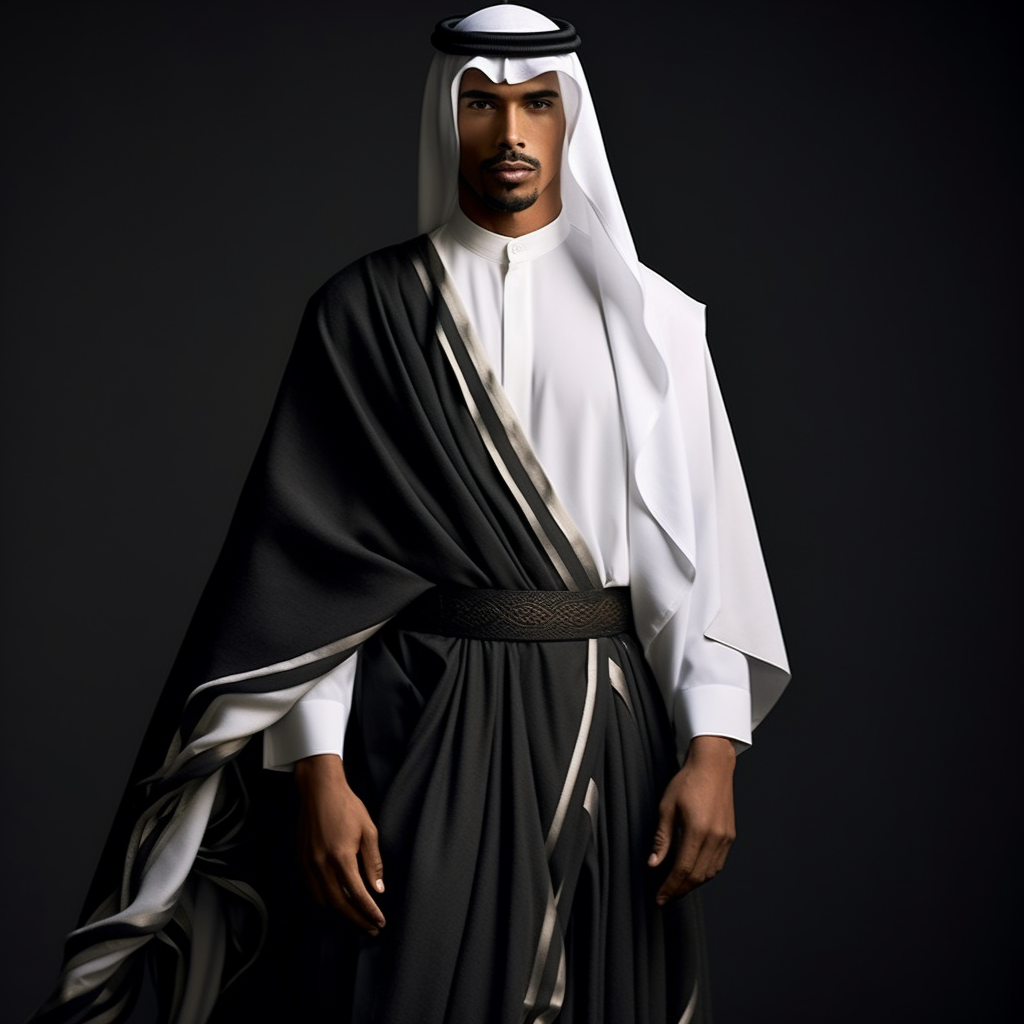 Fashionable Armani Saudi Traditional Outfit