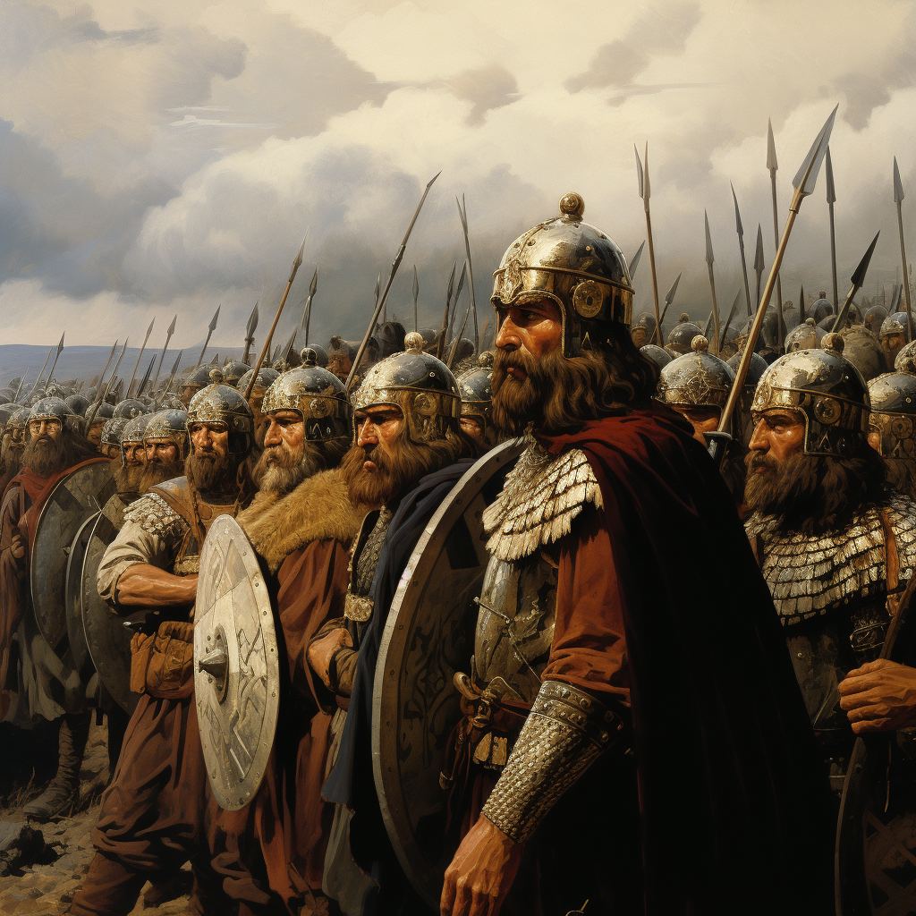 Francs army in 400 AD