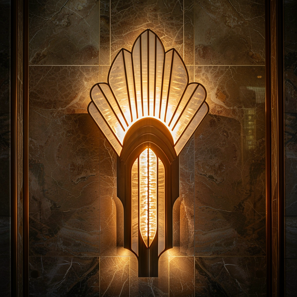 Art Deco LED Light Fixture Design