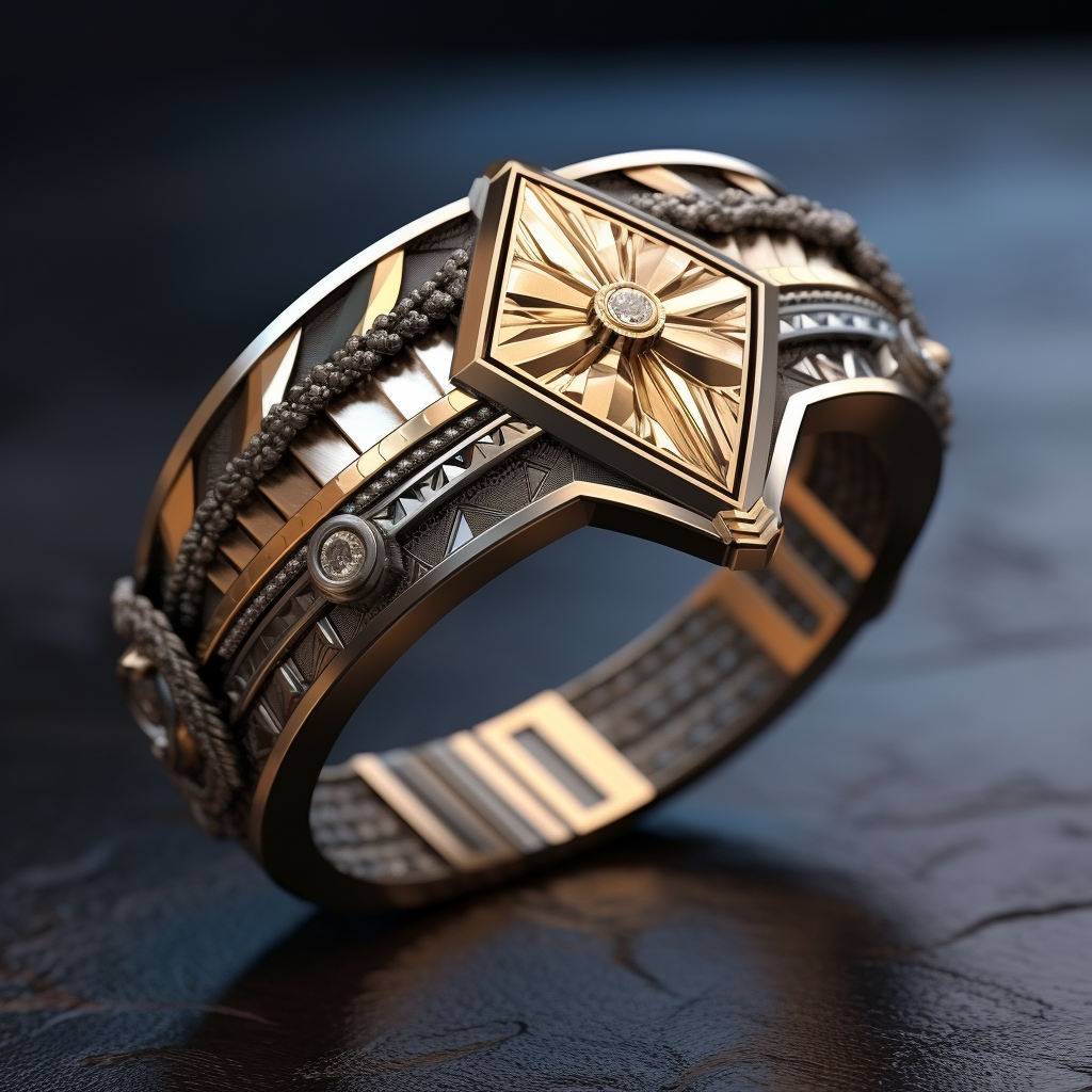 Realistic Art Deco Wonder Woman Ring