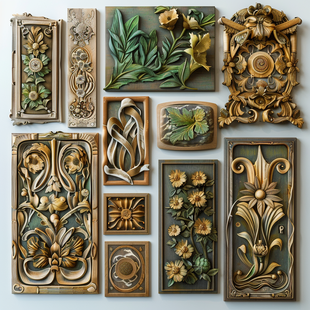 Beautiful Art Nouveau Decoration Patterns