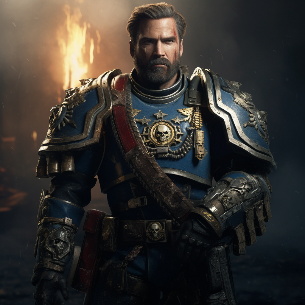 Arthur Morgan Space Marine Warhammer