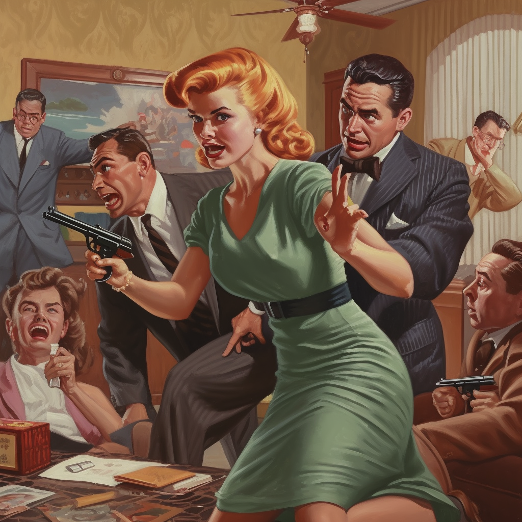 Arthur Sarnoff Enemies Style Art