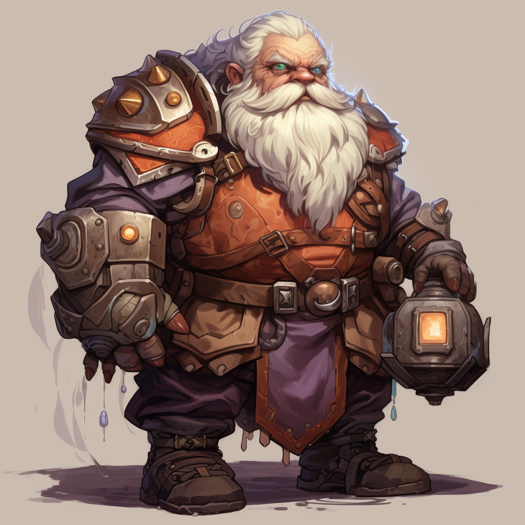 Artificer Gnome in Heavy Armor