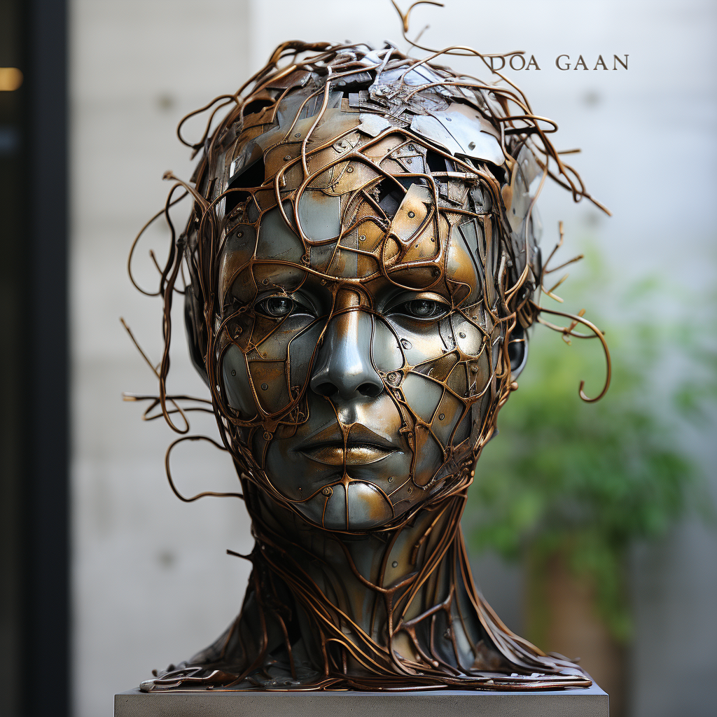 Artist Sculpture Inspired by Damian Ortega