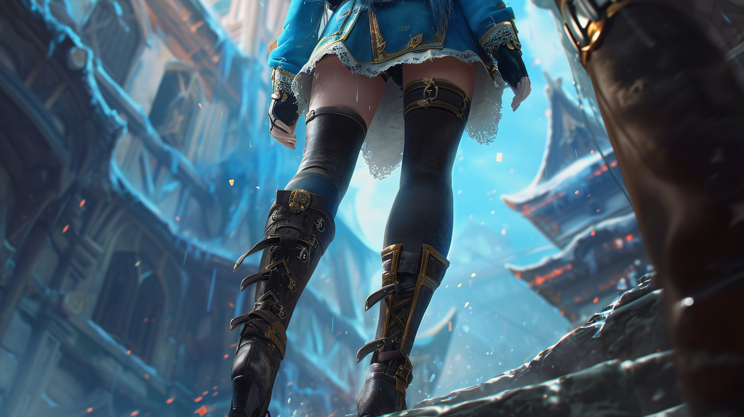 ASHE from League of Legends in stunning 3D animation