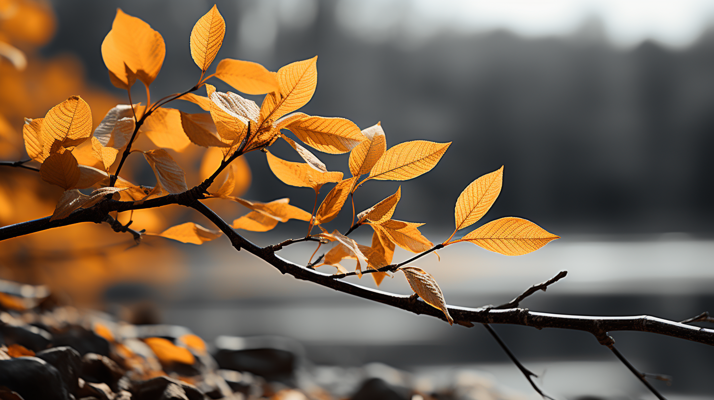 Vibrant Autumn Leaves in Asheville