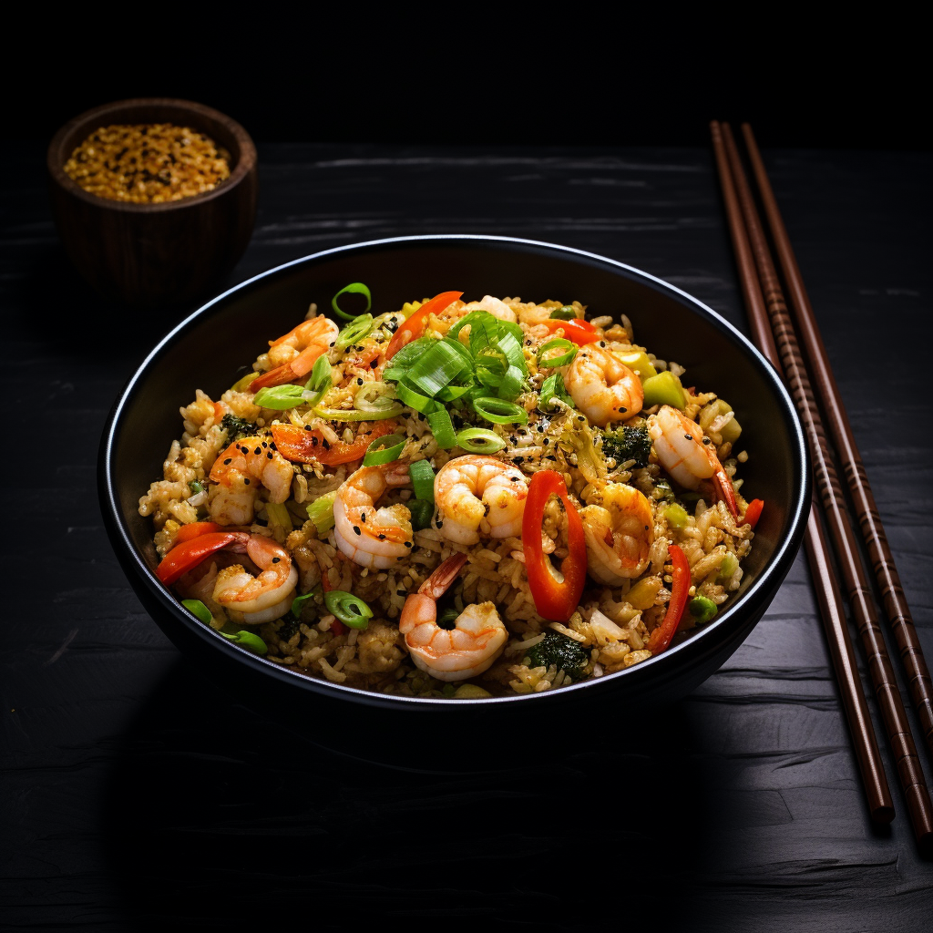 Asian Style Shrimp Fried Rice