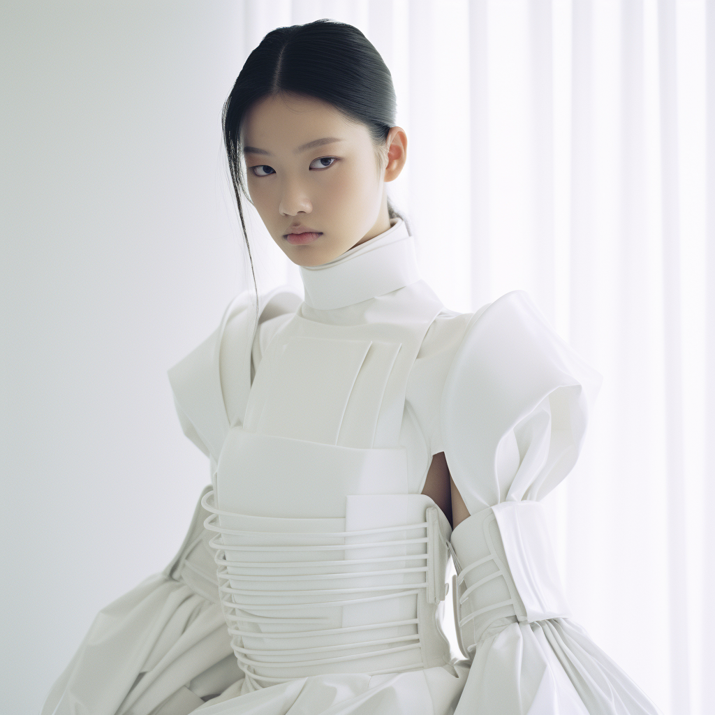 Beautiful Asian-Japanese Female Posing with Mysterious Vibes