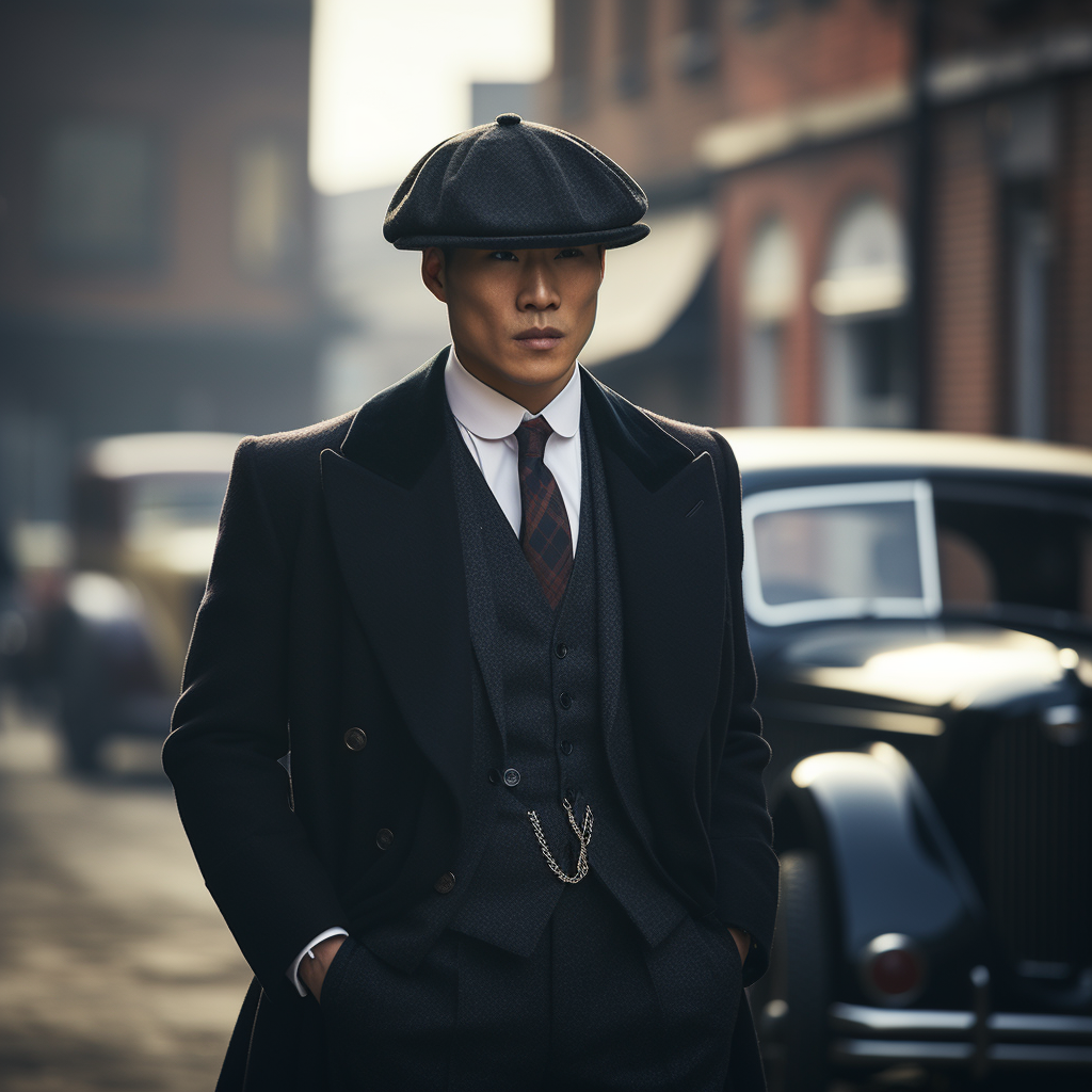 Asian Thomas Shelby in Peaky Blinders