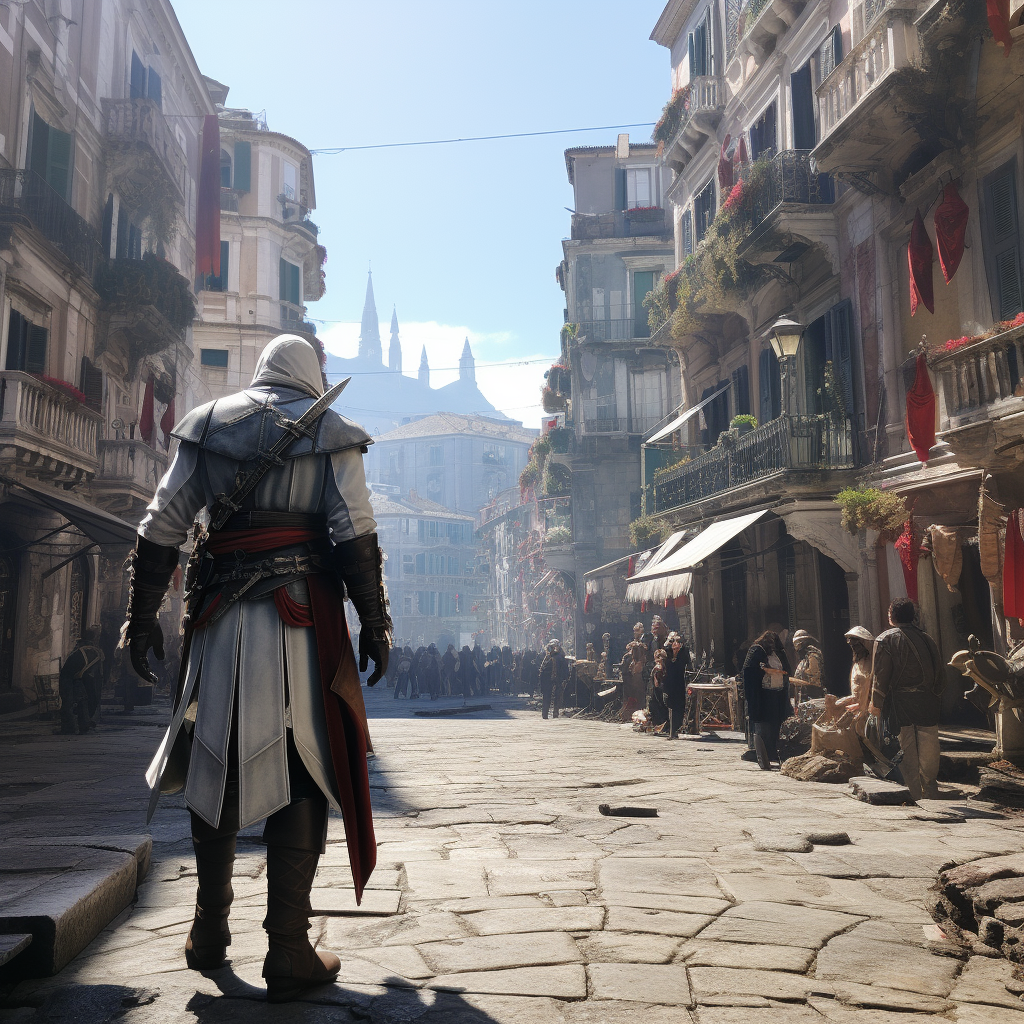 Assassin's Creed in Naples, Italy