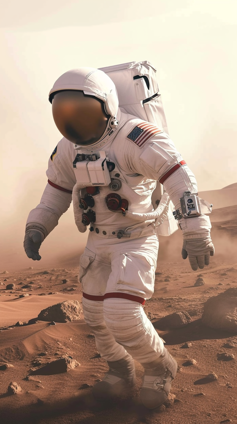 Astronaut on Mars Reddit Image