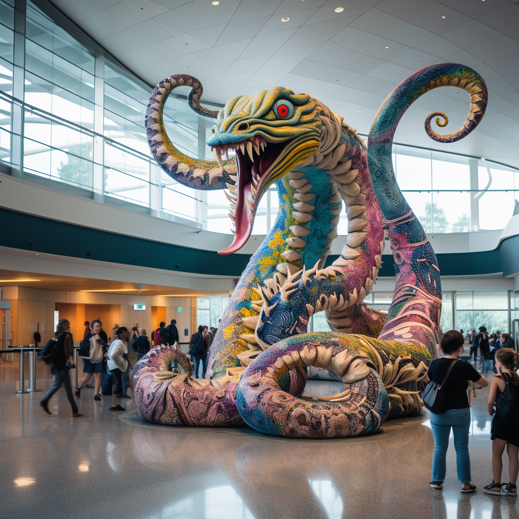 Atlanta airport arrivals welcome whispering