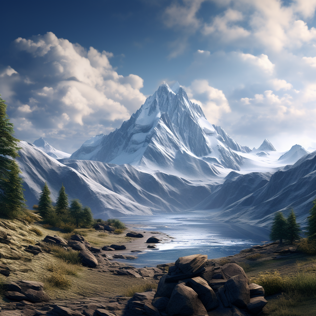 Breathtaking Mountain Landscape View