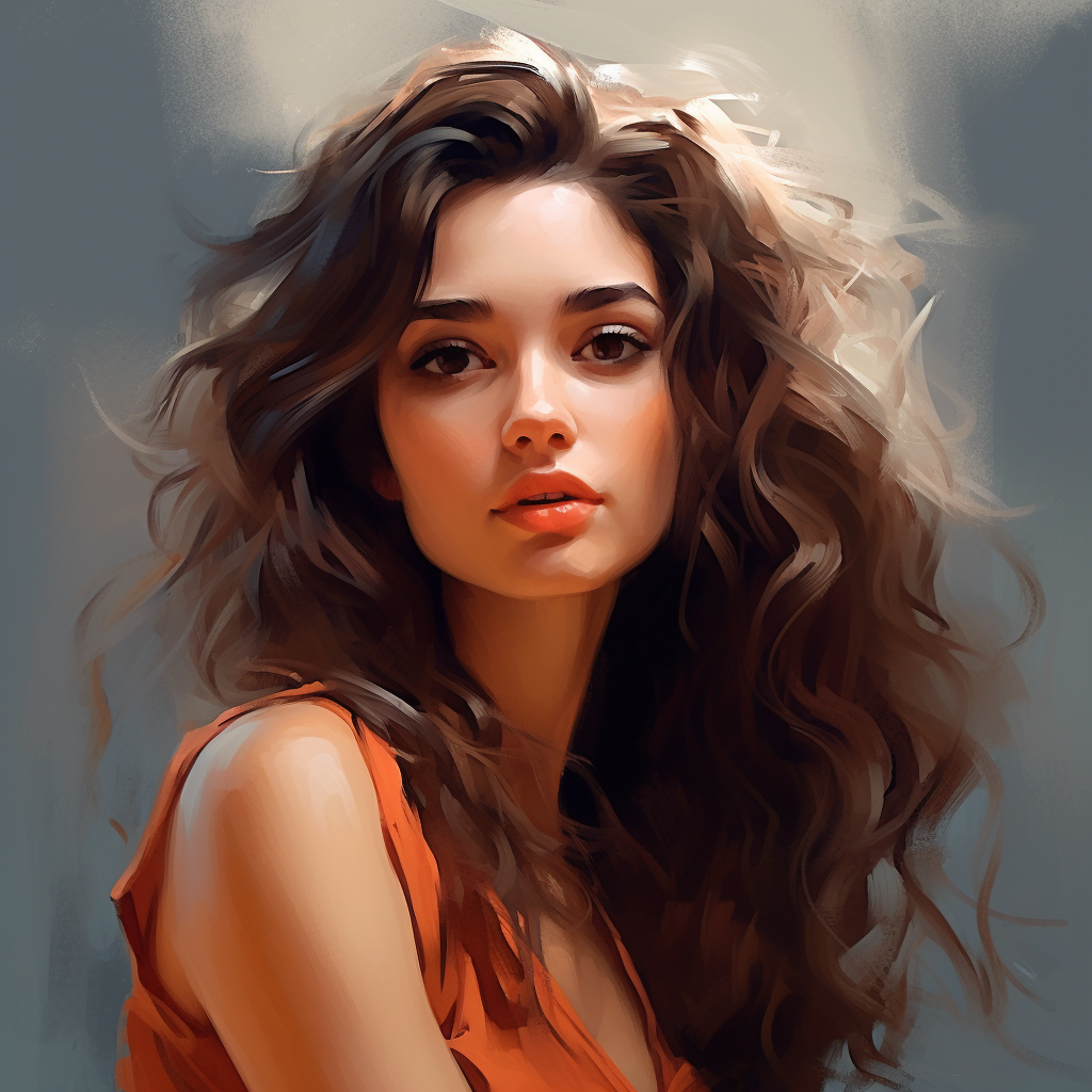 Stunning character design portrait