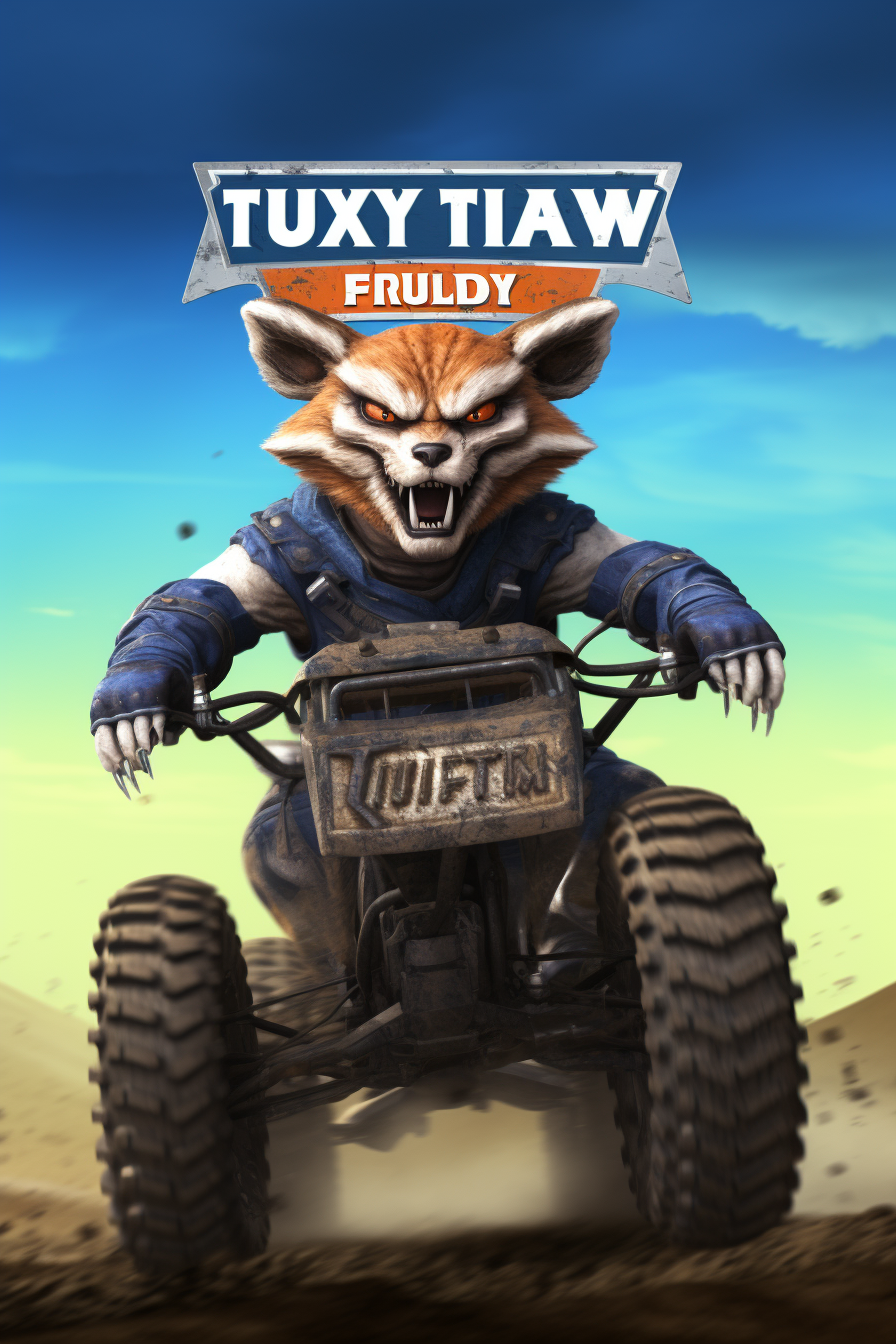 Exciting ATV racing game with Titus the Fox