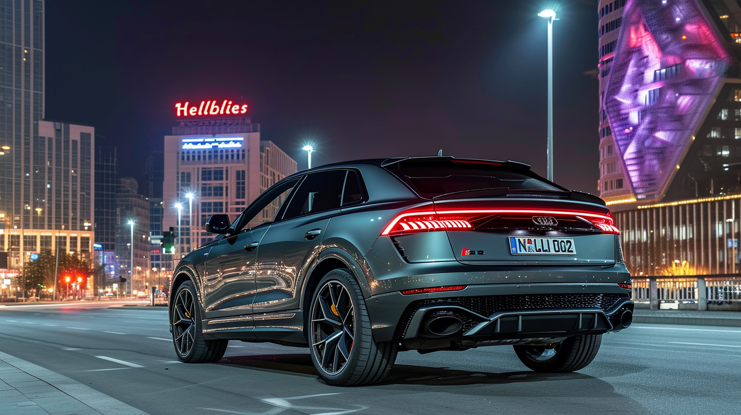 Audi Q8 with Hellbillies Text