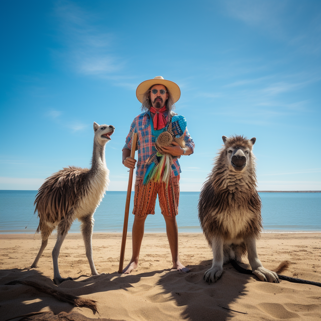 Australian Ocker Dude at Shark Bay